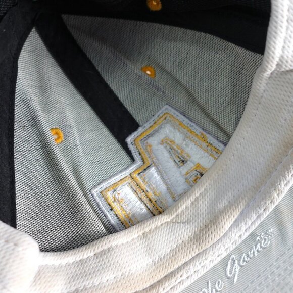 Panthers Cap Black AU Hat Baseball 7 3/8 Yellow Embroidered Logo The Game Pro - Picture 13 of 16